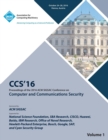 Image for CCS 16 2016 ACM SIGSAC Conference on Computer and Communications Security Vol 1