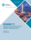 Image for MSWiM &#39;17 : 20th ACM Int&#39;l Conference on Modelling, Analysis and Simulation of Wireless and Mobile Systems