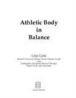 Image for Athletic Body in Balance