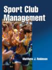 Image for Sport club management