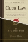 Image for Club Law
