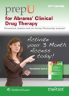 Image for PrepU for Abrams&#39; Clinical Drug Therapy