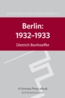Image for Berlin, 1932-1933