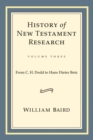 Image for History of New Testament research.:  (From C.H. Dodd to Hans Dieter Betz)