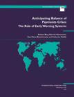 Image for Anticipating balance of payments crises: the role of early warning systems