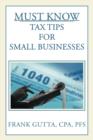 Image for Must Know Tax Tips for Small Businesses
