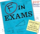 Image for 2017 F in Exams Daily Calendar
