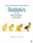 Image for Student Study Guide with SPSS Workbook for Statistics for the Behavioral Sciences