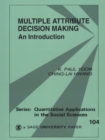 Image for Multiple attribute decision making: an introduction