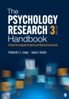 Image for The psychology research handbook  : a guide for graduate students and research assistants