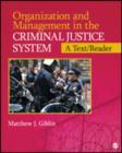 Image for Organization and management in the criminal justice system  : a text/reader