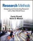 Image for Research methods  : designing and conducting research with a real-world focus
