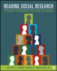 Image for Reading Social Research