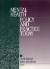 Image for Mental health policy and practice today
