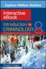 Image for Introduction to Criminology Interactive eBook : Theories, Methods, and Criminal Behavior