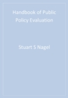 Image for Handbook of public policy evaluation