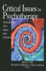 Image for Critical issues in psychotherapy: translating new ideas into practice