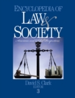 Image for Encyclopedia of law and society: American and global perspectives