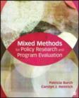 Image for Mixed Methods for Policy Research and Program Evaluation