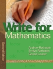 Image for Write for mathematics