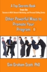 Image for Top Secrets for Other Powerful Ways to Promote Your Program