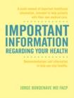 Image for Important Information Regarding Your Health / Informacion Importante Sobre Su Salud