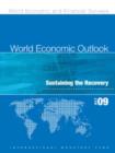 Image for World Economic Outlook, October 2009: Sustaining the Recovery