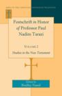 Image for Festschrift in Honor of Professor Paul Nadim Tarazi- Volume 2: Studies in the New Testament : 4
