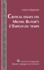 Image for Critical essays on Michel Butor&#39;s L&#39;Emploi du temps
