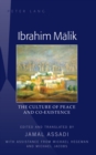 Image for Ibrahim Malik: the culture of peace and co-existence