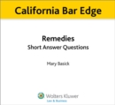 Image for California Remedies Short Answer Questions for the Bar Exam