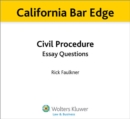 Image for California Civil Procedure Essay Questions for the Bar Exam
