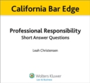 Image for California Professional Responsibility Short Answer Questions for the Bar Exam