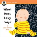 Image for Begin Smart  What Does Baby Say?