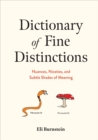 Image for Dictionary of Fine Distinctions