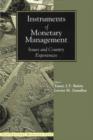 Image for Instruments of monetary management: issues and country experiences