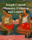 Image for Memoirs, Criticism, and Letters