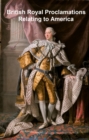 Image for British Royal Proclamations Relating to America
