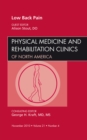 Image for Low back pain: an issue of Physical medicine and rehabilitation clinics