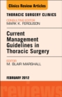 Image for Current management guidelines in thoracic surgery : 22-1