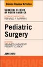 Image for Pediatric Surgery, An Issue of Surgical Clinics : v. 92, no. 3