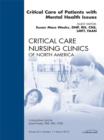 Image for Critical care of patients with mental health issues