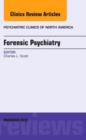 Image for Forensic Psychiatry, An Issue of Psychiatric Clinics