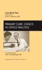 Image for Low Back Pain, An Issue of Primary Care Clinics in Office Practice