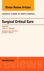 Image for Surgical critical care