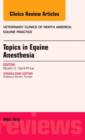 Image for Topics in Equine Anesthesia, An Issue of Veterinary Clinics: Equine Practice : Volume 29-1