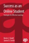 Image for Success as an Online Student: Strategies for Effective Learning