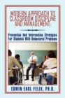 Image for Modern Approach to Classroom Discipline and Management