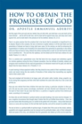 Image for How to Obtain the Promises of God