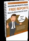 Image for Maximum Profits From Free Reports